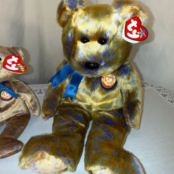 Authentic 1999 TY Beanie Baby & Beanie Buddy Matching Set – Clubby III™ (Final B - Picture 3 of 11